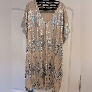 Sequin mini party dress